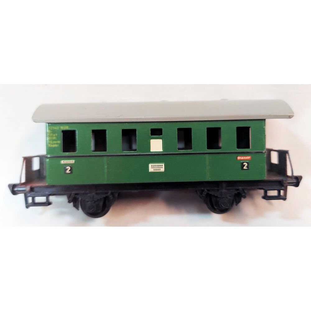 Fleischmann 2nd Class Coach Passenger Car HO Metal Vintage West Germany